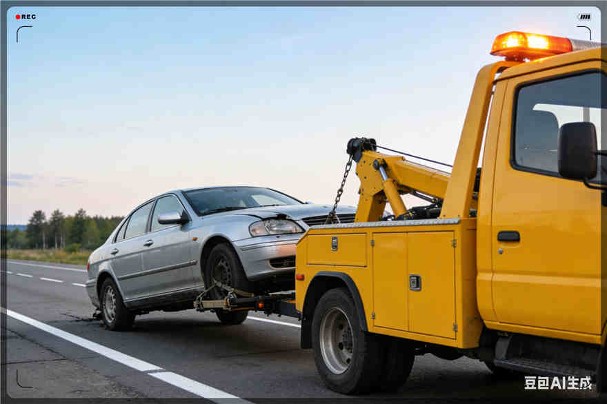 茄子河拖车救援电话【案例】