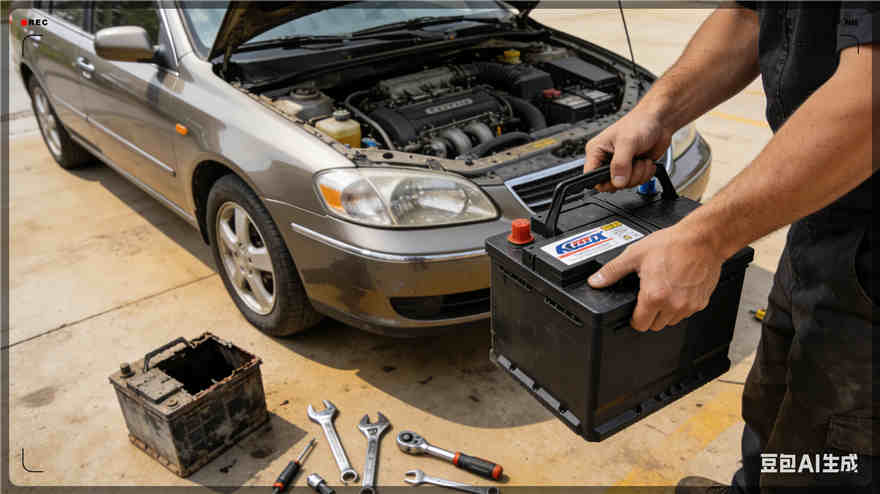 茄子河汽车换电瓶电话【案例】